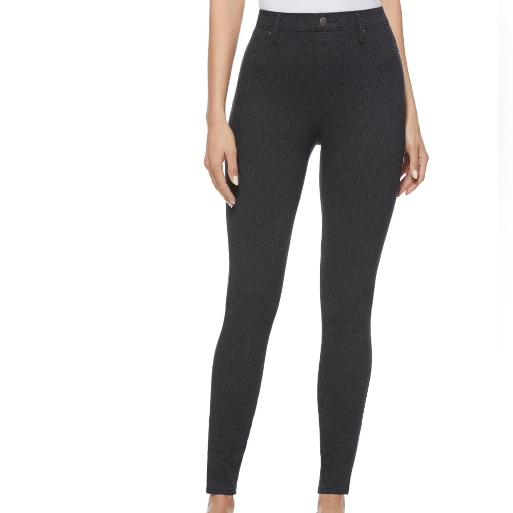 Time and Tru, Charcoal Gray Heather Jeggings, 29 inseam XXL